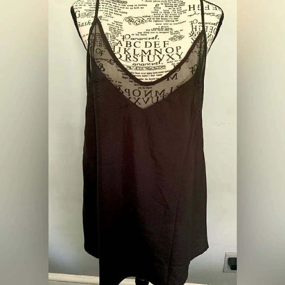 Black camisole 